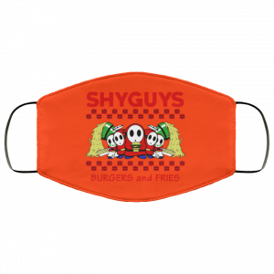Shyguys Burgers And Fries Face Mask 41