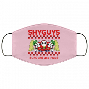 Shyguys Burgers And Fries Face Mask 42