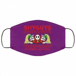 Shyguys Burgers And Fries Face Mask 43