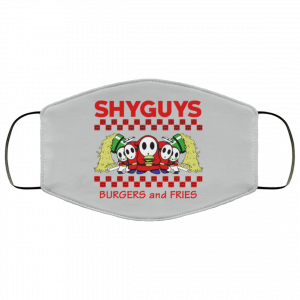 Shyguys Burgers And Fries Face Mask 46