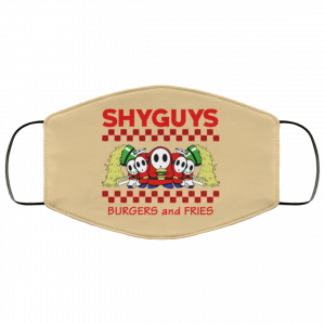Shyguys Burgers And Fries Face Mask 47