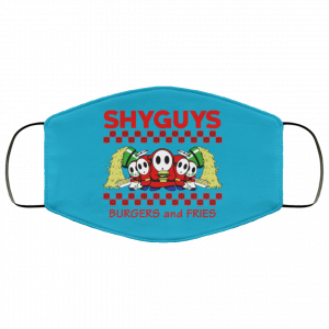 Shyguys Burgers And Fries Face Mask 49