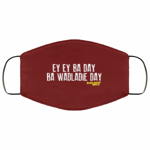 Ey Ey Ba Day Ba Wadladie Day Block Rockin Beats Face Mask 34