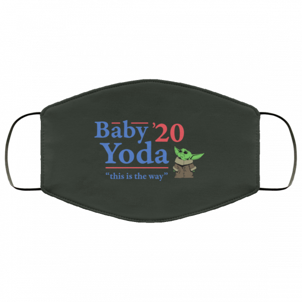 Baby Yoda 2020 This Is The Way Face Mask 3