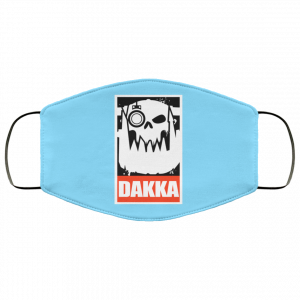 Orks Dakka Tabletop Wargaming and Miniatures Addict Face Mask 33