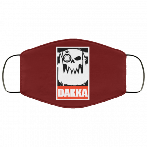 Orks Dakka Tabletop Wargaming and Miniatures Addict Face Mask 38
