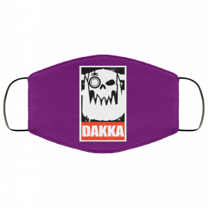 Orks Dakka Tabletop Wargaming and Miniatures Addict Face Mask 43