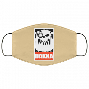 Orks Dakka Tabletop Wargaming and Miniatures Addict Face Mask 47