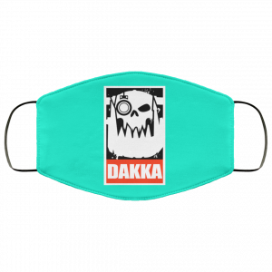 Orks Dakka Tabletop Wargaming and Miniatures Addict Face Mask 48