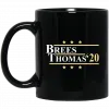Vote Brees Thomas 2020 President Mug 2