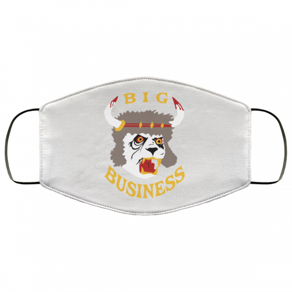 Big Business Official Merch Horns Face Mask 3