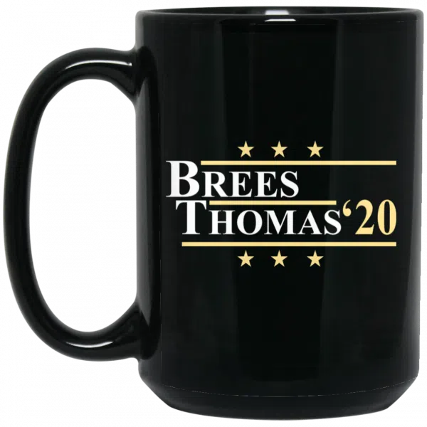 Vote Brees Thomas 2020 President Mug 4