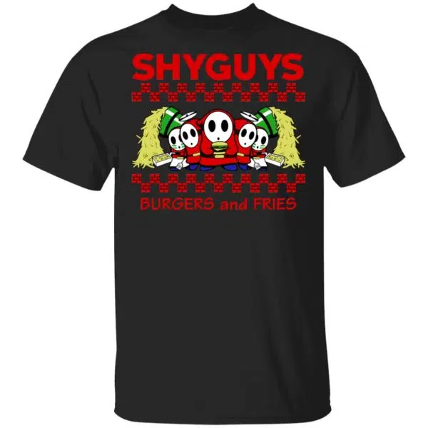 Shyguys Burgers And Fries Shirt, Hoodie, Tank 3