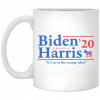Joe Biden Kamala Harris 2020 It's Us Or The Orange idiot Mug 2