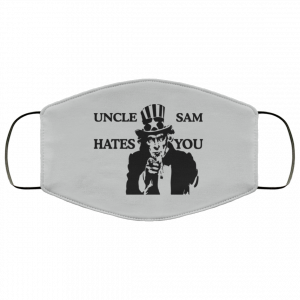 Uncle Sam Hates You Face Mask 44 Uncle Sam Hates You Face Mask 44