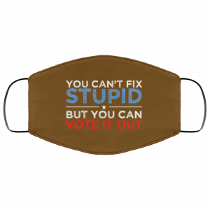 You Can't Fix Stupid But You Can Vote It Out Anti Donald Trump Face Mask 30