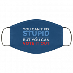 You Can't Fix Stupid But You Can Vote It Out Anti Donald Trump Face Mask 45
