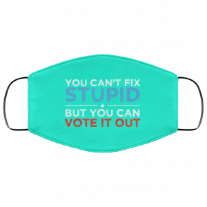 You Can't Fix Stupid But You Can Vote It Out Anti Donald Trump Face Mask 48