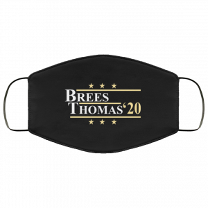 Vote Brees Thomas 2020 President Face Mask 29