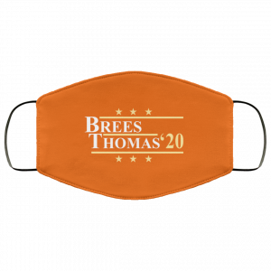 Vote Brees Thomas 2020 President Face Mask 32