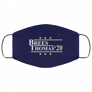 Vote Brees Thomas 2020 President Face Mask 39