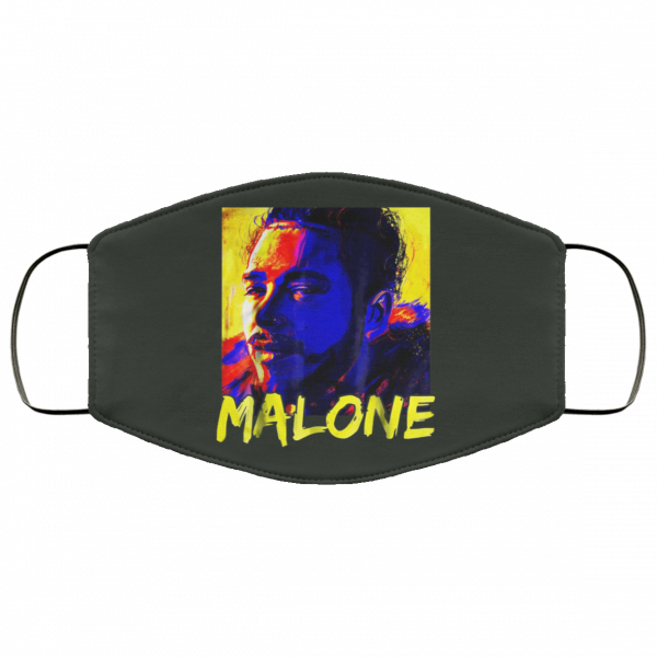 Malone Vintage Rapper Post Malone Face Mask 3