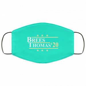 Vote Brees Thomas 2020 President Face Mask 48