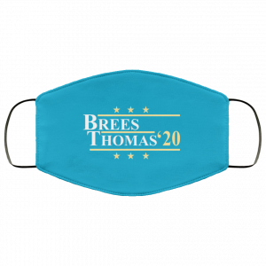Vote Brees Thomas 2020 President Face Mask 49