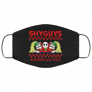 Shyguys Burgers And Fries Face Mask 29
