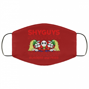 Shyguys Burgers And Fries Face Mask 31