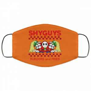Shyguys Burgers And Fries Face Mask 32