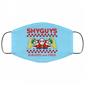Shyguys Burgers And Fries Face Mask 33