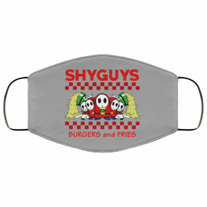 Shyguys Burgers And Fries Face Mask 36