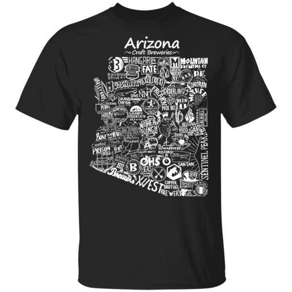 Arizona Craft Breweries Shirt, Hoodie, Tank 2