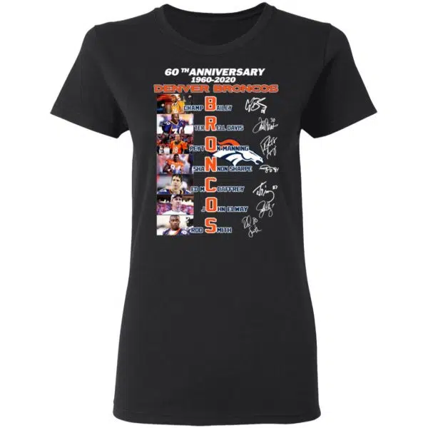 60th Anniversary Denver Broncos 1960 2020 Shirt, Hoodie, Tank 7