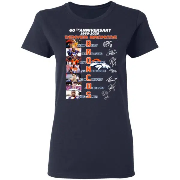 60th Anniversary Denver Broncos 1960 2020 Shirt, Hoodie, Tank 9