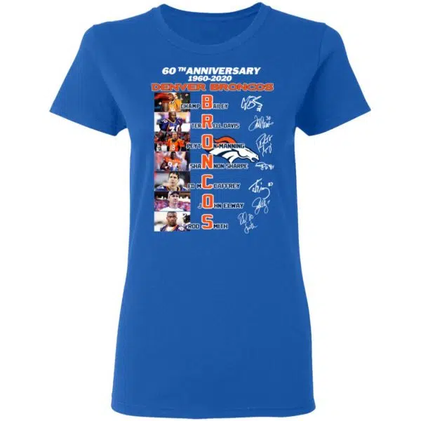60th Anniversary Denver Broncos 1960 2020 Shirt, Hoodie, Tank 10