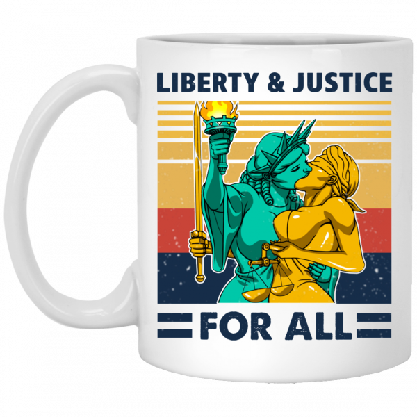 Liberty & Justice For All Vintage Mug 3