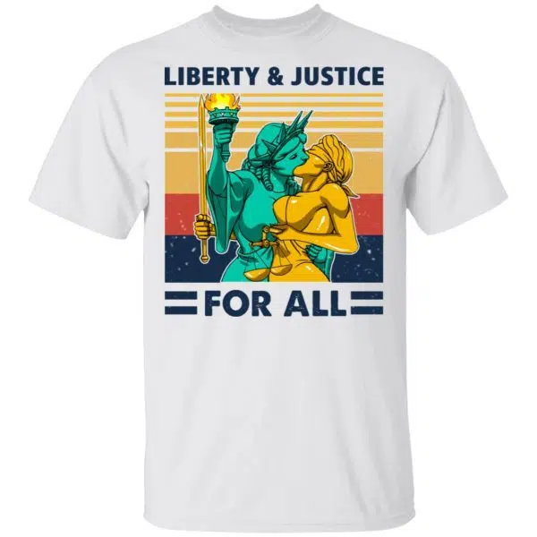 Liberty & Justice For All Vintage Shirt, Hoodie, Tank 4