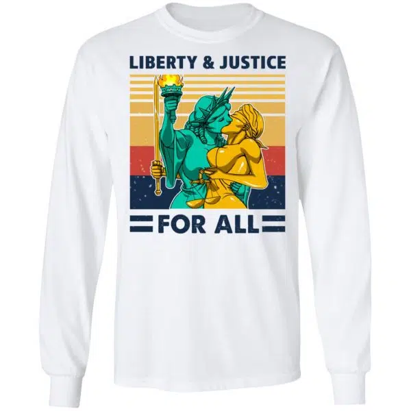 Liberty & Justice For All Vintage Shirt, Hoodie, Tank 10