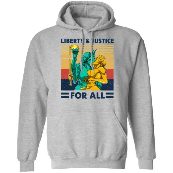 Liberty & Justice For All Vintage Shirt, Hoodie, Tank 12