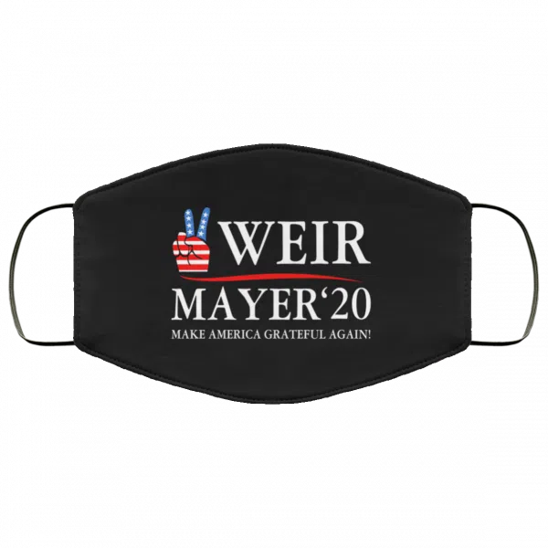 Weir Mayer 2020 Make America Grateful Again Face Mask 5