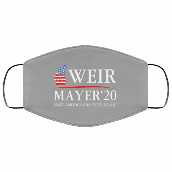 Weir Mayer 2020 Make America Grateful Again Face Mask 12