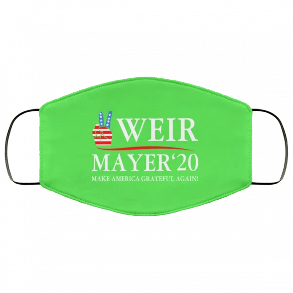 Weir Mayer 2020 Make America Grateful Again Face Mask 13