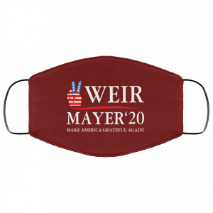 Weir Mayer 2020 Make America Grateful Again Face Mask 38