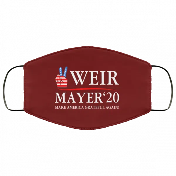 Weir Mayer 2020 Make America Grateful Again Face Mask 14