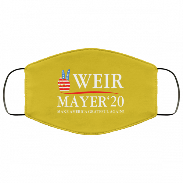 Weir Mayer 2020 Make America Grateful Again Face Mask Face Mask 16