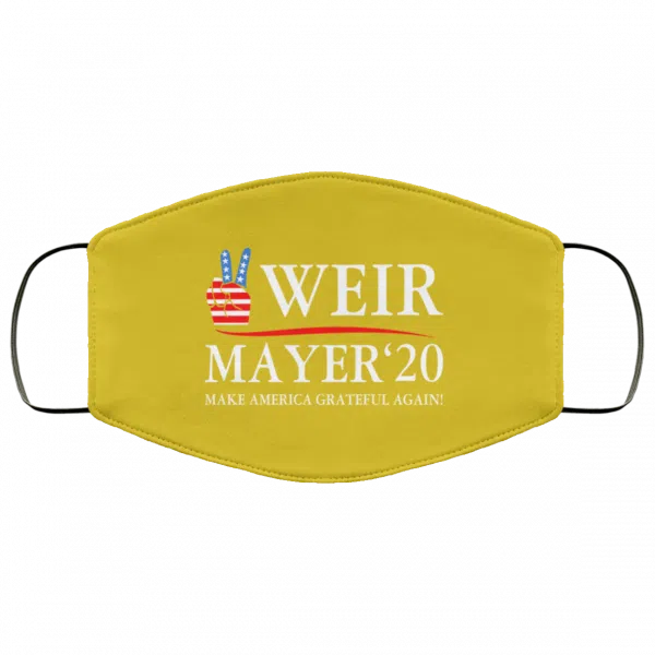 Weir Mayer 2020 Make America Grateful Again Face Mask 16