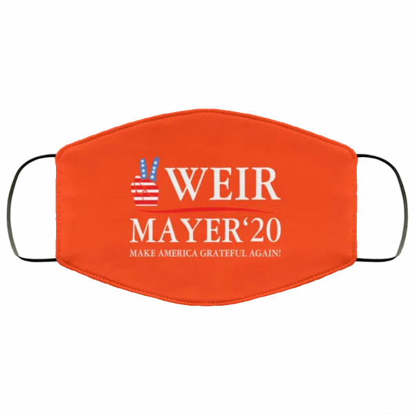 Weir Mayer 2020 Make America Grateful Again Face Mask 17