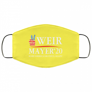 Weir Mayer 2020 Make America Grateful Again Face Mask 51